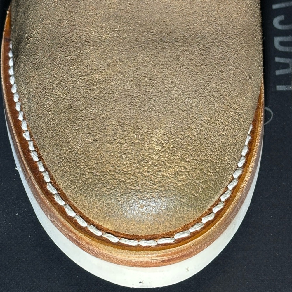 NWT Thursday Boot Company Scouts, Tan Suede Chukka Boots with Brown Laces - Picture 3 of 16